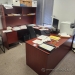 Mahogany U/C Suite Desk w/ Dual Storage, Overhead 108" x 72"